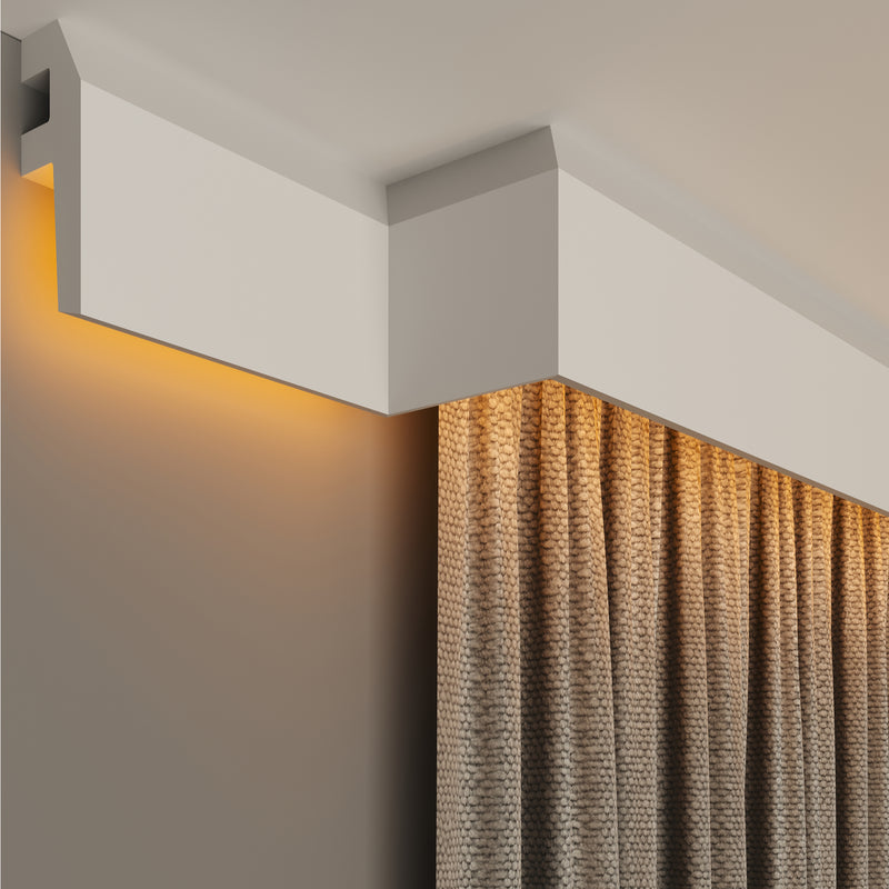 internal corner curtain cornice polystyrene for home decoration
