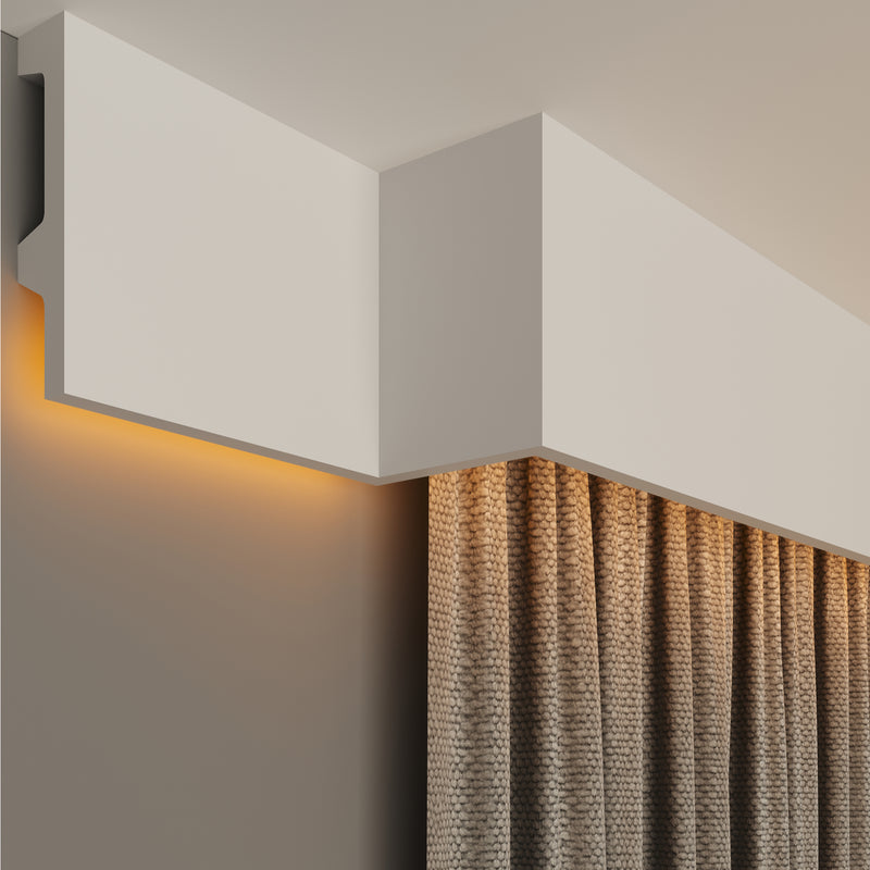 internal corner curtain cornice polystyrene for home decoration