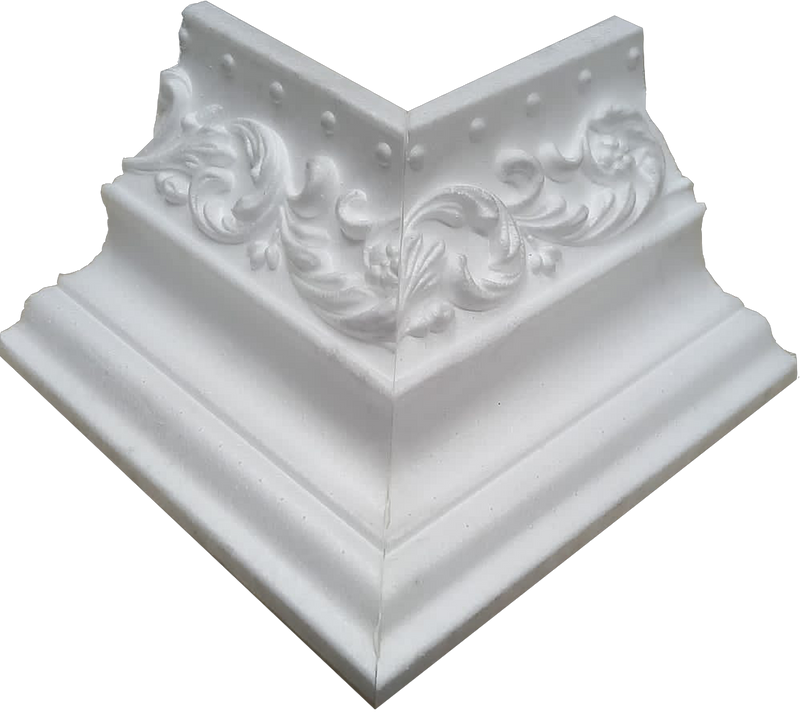 Victorian polystyrene external corner