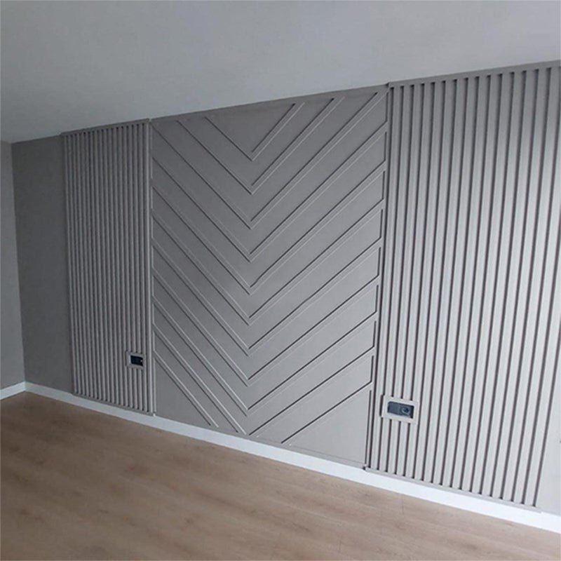 PAINTABLE PANELING FOR WALL AND CEILING DECORATION - POLYMER RAW MATERIAL - FD120-D2 12 cm