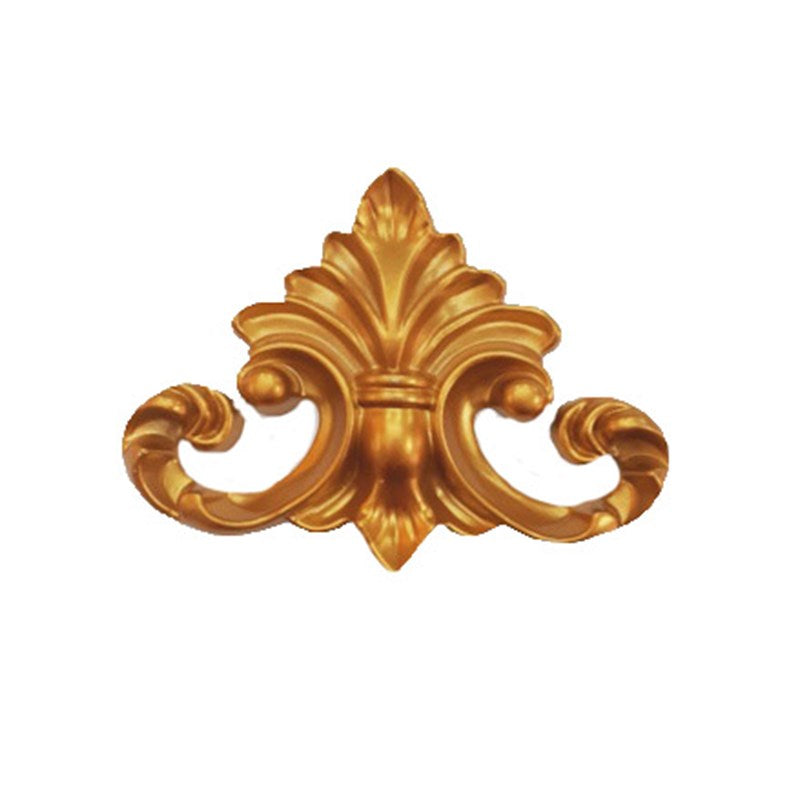 CEILING AND WALL CORNER MOTIF - POLYSTYRENE - DGM52-A - INNER GOLD 10*12cm