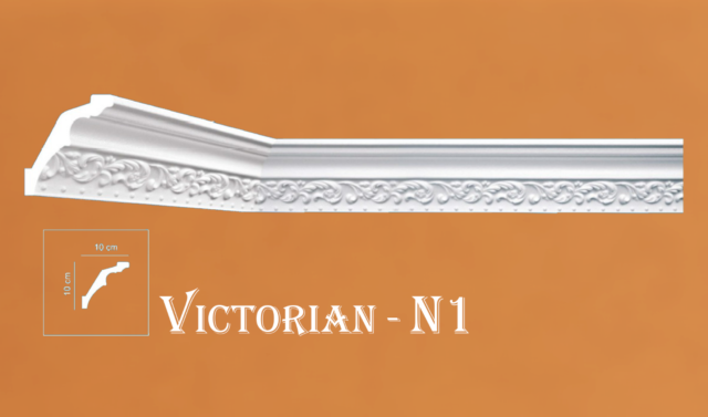 VICTORIAN STYLE SOFT POLYSTRENE CORNICE "BEST PRICE " NEXTDAY DELIVERY - VICTORIAN-N1