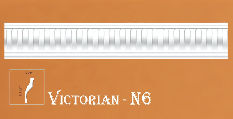 VICTORIAN STYLE SOFT POLYSTRENE CORNICE "BEST PRICE & QUALITY" NEXTDAY DELIVERY - VICTORIAN-N6