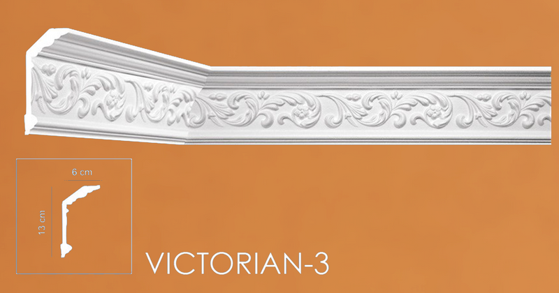 VICTORIAN STYLE SOFT POLYSTRENE CORNICE "BEST PRICE " NEXTDAY DELIVERY - VICTORIAN3