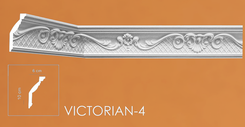 VICTORIAN STYLE SOFT POLYSTRENE CORNICE "BEST PRICE" NEXTDAY DELIVERY - VICTORIAN4