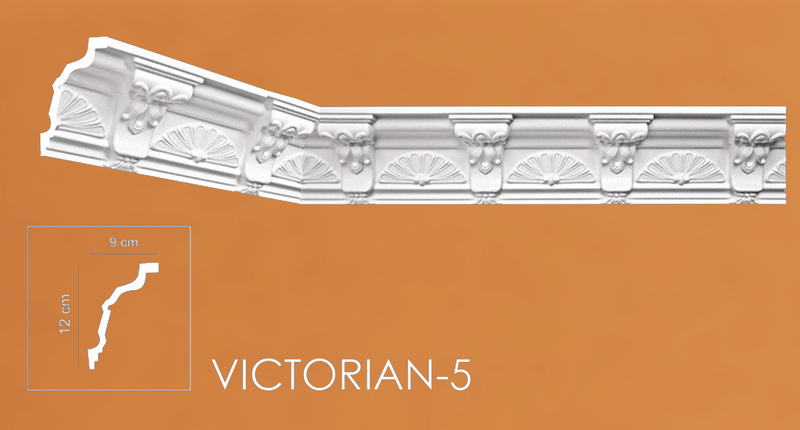 VICTORIAN STYLE SOFT POLYSTRENE CORNICE "BEST PRICE " NEXTDAY DELIVERY - VICTORIAN5