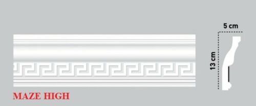 VICTORIAN STYLE SOFT POLYSTRENE CORNICE "BEST PRICE & QUALITY" NEXTDAY DELIVERY - MAZE HIGH