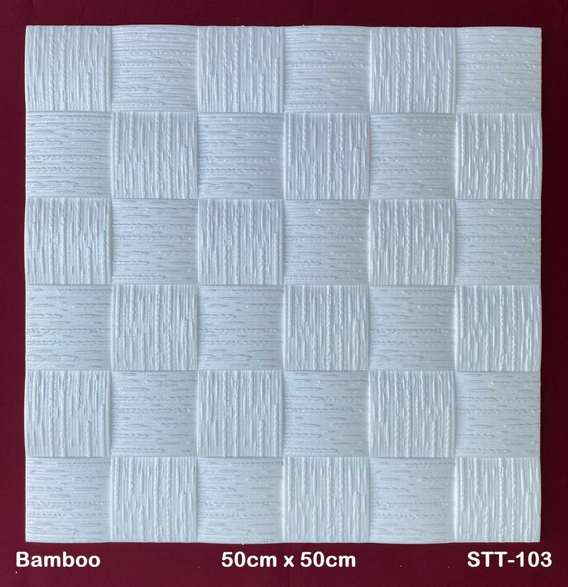 🏦 "Wall Panels - Ceiling Tiles" Polystyrene 9 Patterns -- Good Quality-- 50cmX50cm 🏡