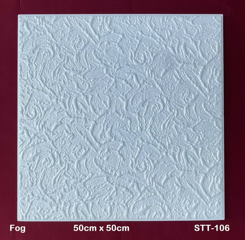 🏦 "Wall Panels - Ceiling Tiles" Polystyrene 9 Patterns -- Good Quality-- 50cmX50cm 🏡
