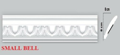 VICTORIAN STYLE SOFT POLYSTRENE CORNICE "BEST PRICE & QUALITY" NEXTDAY DELIVERY - SMALL BELL