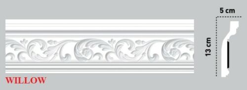 VICTORIAN STYLE SOFT POLYSTRENE CORNICE "BEST PRICE & QUALITY" NEXTDAY DELIVERY - WILLOW